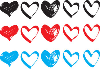 heart illustration.heart design icon flat.Modern flat valentine love sign.symbol for web site design, button to mobile app. Logo heart illustration,Trendy vector hart shape	
