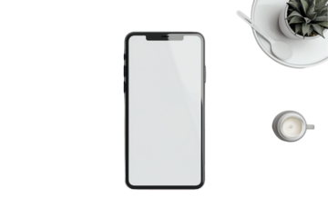 phone with blank screen