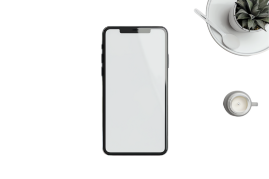 phone with blank screen