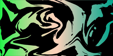 Abstract Multicolor Gradient Oil paint texture. Colorful Marbleized Stripes With marble ink texture. Template with Chaotic Shapes. Retro sunburst twist pattern background.