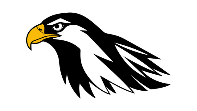 eagle on a white background vector