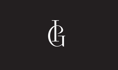 IG, GI, I, G Abstract Letters Logo Monogram