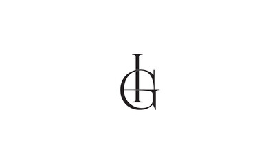 IG, GI, I, G Abstract Letters Logo Monogram