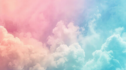 A colorful sky with pink, blue, and purple clouds
