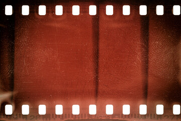 Dusty and grungy 35mm film texture or surface