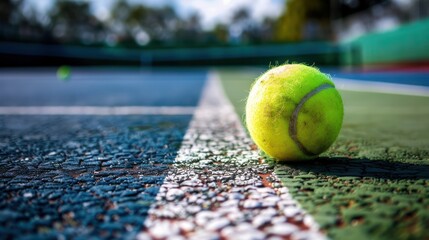 Tennis sports in action - obrazy, fototapety, plakaty