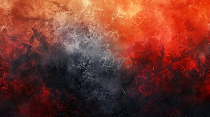 Fire Red to Coal Black - A fiery gradient with a smoky texture.