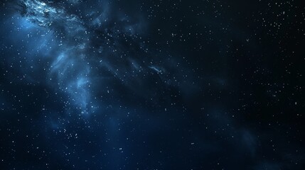 Fototapeta premium Sapphire to Black Onyx - A deep space gradient with a cosmic dust texture. 