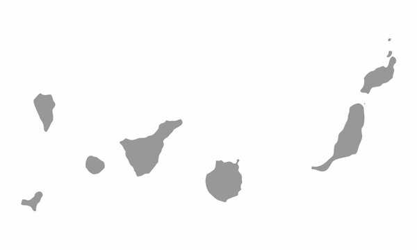Canary Islands administrative map