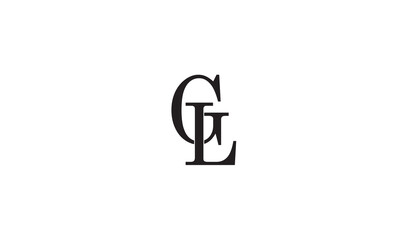 GL, LG , L, G Abstract Letters Logo Monogram