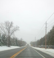 road in winter