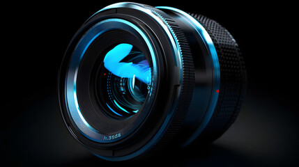 zoomed camera lens eps