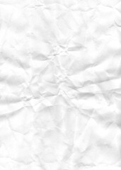 Fototapeta na wymiar crumpled white paper
