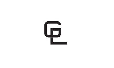 GL, LG , L, G Abstract Letters Logo Monogram