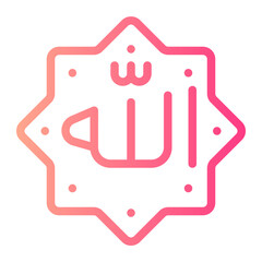 allah gradient icon