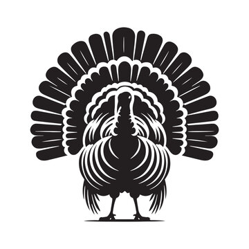 recommend clip art: Gobble Guardians: Vector Turkey Silhouette Collection for Thanksgiving Designs, Wildlife Illustrations, and Autumn-themed Artwork. Black turkey vector.