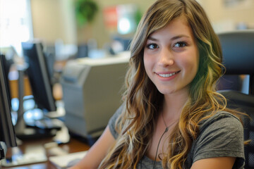 美しい女性のポートレート