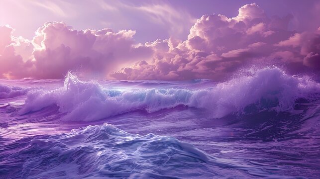 purple ocean