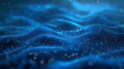 Abstract background of light technology sparkles in the darkness of beauty