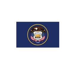 Fototapeta premium Flag of the U.S. state of Utah