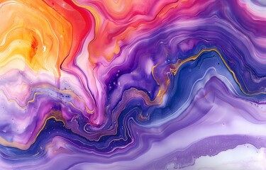 Original abstract art piece photographed in marble ink. Superb original painting captured in high definition.