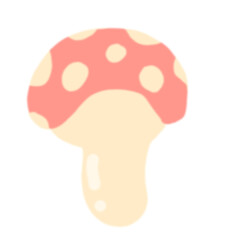 Mushroom Icon Graphic Clipart Cartoon