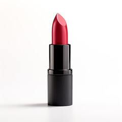 lipstick on a white background, side view сreated with Generative Ai