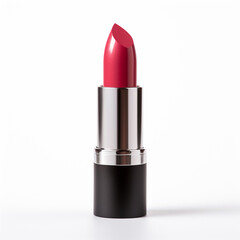 lipstick on a white background, side view сreated with Generative Ai