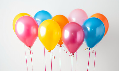 Cheerful Celebration: Vibrant Balloon Delight for Kids