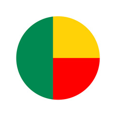 Fototapeta premium benin flag