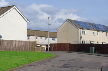 New housing development apartments for increased demand in rural areas