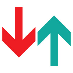 Blue arrows clean fresh air flow collection. Flat style curved arrow icon vector isolated. different kinds of arrow symbol indicator. for your apps, websites and UI or UX design & projects