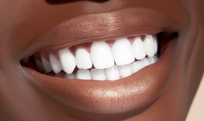 Perfect healthy teeth smile of a young woman. teeth whitening. dental clinic patient.