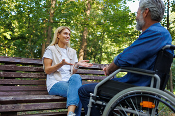 Benchside Chat: Intimate Wheelchair Exchange