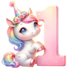 Cute unicorn hugs number 1