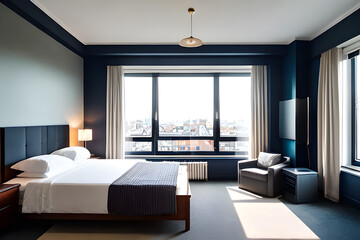 room trading with big window