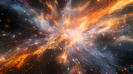 Cosmic Spectacle: A Burst of Star Formation