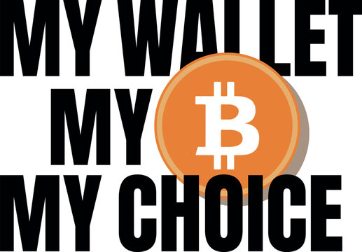 Bitcoin minimal yellow background