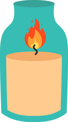 Candle Lite Illustration