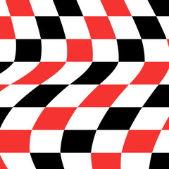 Obraz premium Checker Board Colorful Pattern