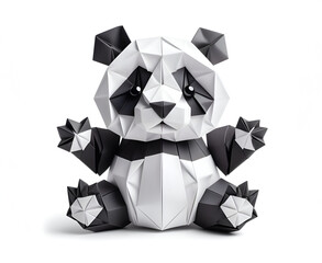 3D Panda Art Paper Craft Animal
