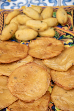Panelle (Sicilian Chickpea Fritters) at Ballaro