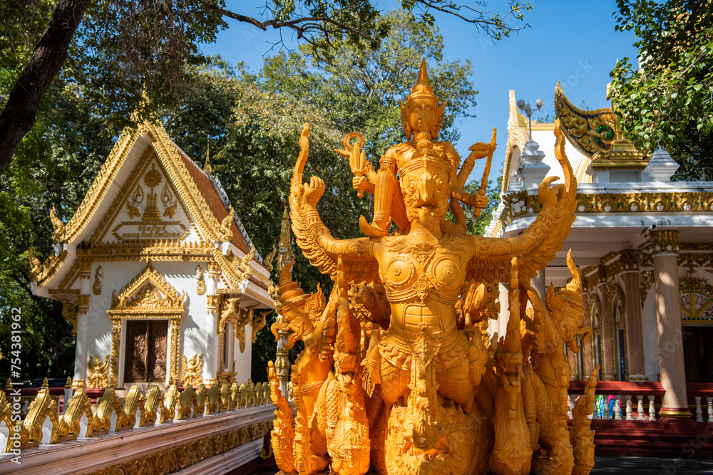 Canvas Prints THAILAND UBON RATCHATHANI WAT PHRA THAT NONG BUA