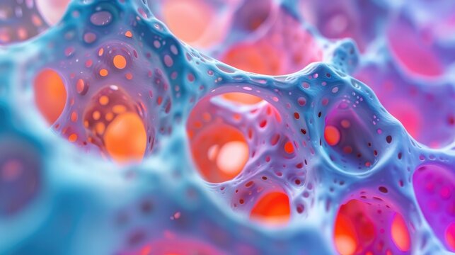 A bone regeneration technology using bioactive scaffolds, accelerating healing after fractures