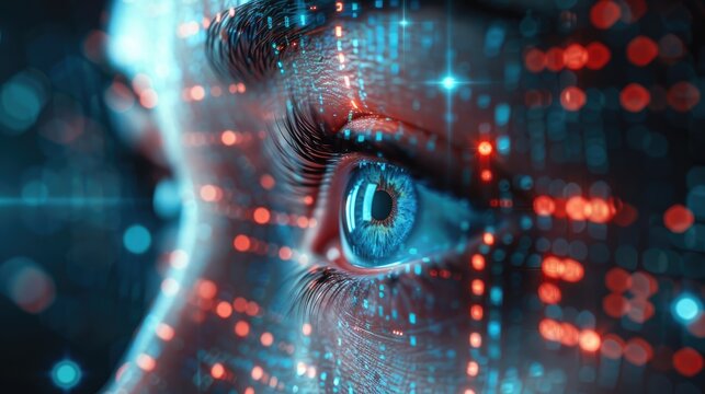 Biometric security system with retina scanning and voice recognition