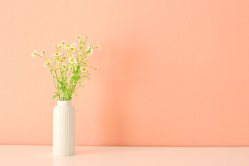 小さい白い花の背景