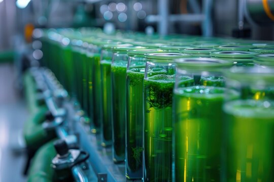 An algae biofuel research facility developing sustainable fuel alternatives