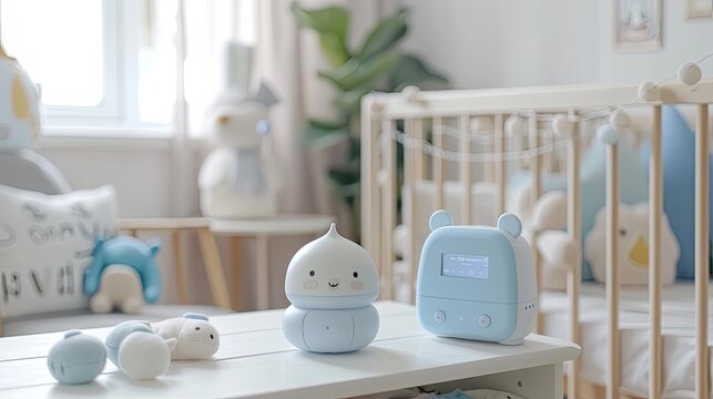 High tech baby products with smart monitoring and interactive features