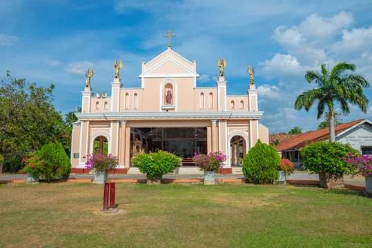 At the old Catholic Church of St. Philip Neri. Negombo, Sri Lanka