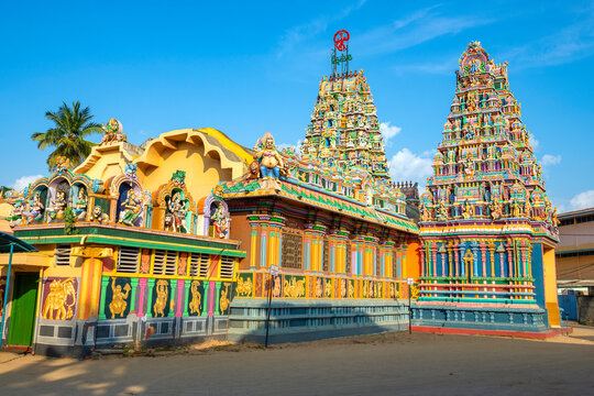 Ancient Hindu Temple Sri Bhadrakali Amman Kovil (Kali Kovil). Trincomalee, Sri Lanka